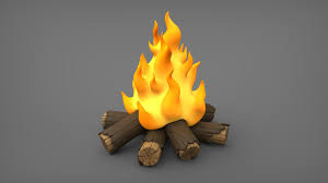 3d Printable Model Bonfire Cartoon Cgtrader