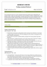 Modern resume templates, free download, editable examples word, guide how to write professional resume. Assistant Professor Resume Samples Qwikresume