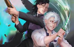 From the classic hello kitty to the newest anime characters, there's something for everyone in this cool section. Wallpaper Guys Zetsuai89 By Zetsuai89 The Blade Cleaves Demons Demon Slayer Kimetsu No Yaiba Genya Shinazugawa Sanemi Images For Desktop Section Syonen Download