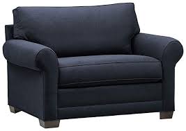 Amazon Com Stone Beam Kristin Chair And A Half Sleeper 55 5 W Indigo Kitchen Dining Lounge Chair Outdoor Chair And A Half Sofa Decor