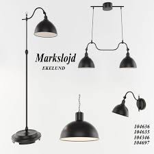 Light Set Markslojd Ekelund 3d Model Ceiling Lights Modern Ceiling Light Light