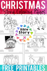 This collection includes mandalas, florals, and more. Christmas Bible Coloring Pages Bible Story Printables