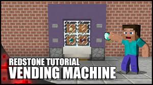 Where do i put vending block mods in minecraft? Minecraft Working Vending Machine Youtube