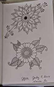 Frieda Louise Doodles In Santa Fe Flower Doodles Flower Drawing Doodle Art