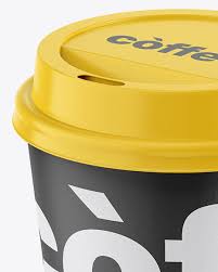 Your resource to discover and connect with designers worldwide. Paper Coffee Cup Mockup In Cup Bowl Mockups On Yellow Images Object Mockups