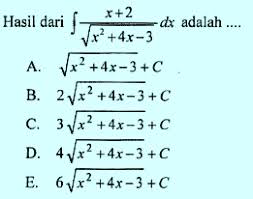 Integral dengan substitusi aljabar kelas xii. Contoh Soal Integral Substitusi Dan Pembahasannya Soalfismat Com
