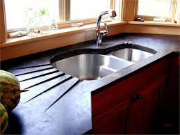 Ideas Concrete Countertops Pros And Cons Ideal Concrete Countertops Kitchen Small Kitchen Countertops Kitchen Countertops