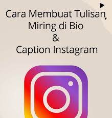 Buka kembali instagram yang anda miliki kemudian paste di bagian bio atau storynya. Cara Membuat Tulisan Miring Di Bio Dan Caption Instagram Musik 11
