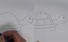 Gambar kartun cars hitam putih aliansi kartun. Ini Cara Mudah Menggambar Kura Kura Hanya 10 Langkah Aja Dailysia
