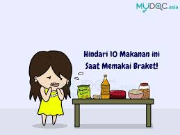 Penggunaan dot bayi atau botol susu terlalu lama saat kecil 4. 10 Makanan Anda Harus Hindari Saat Memakai Braket Erufu Care