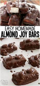 Homemade Almond Joy Bars Candy Recipes Homemade Chocolate Recipes Homemade Almond Joy Bars
