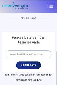 Program bantuan sosial tunai (bst), atau yang lebih umum dikenal dengan singkatan bansos, merupakan sebuah program pemerintah yang. Warga Bandung Bisa Cek Data Penerima Bansos Cukup Dengan Nik