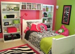 For a more sophisticated look, start with a foundation of warm and soothing grays, and use geometric or abstract patterns. Girls Bedroom Ideas In Pink Green Socialcafe Magazine Hot Pink Girls Bedroom Zebra Bedroom Zebra Print Bedroom