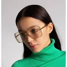 NWT GUCCI SUNGLASSES WOMEN GOLD EYEWEAR GUCCI