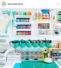 This space will not only keep you organized, but also encourage you to craft more with easy access to all of your supplies! Delightful Craft Room Ideas Small Storage And Diy Craft Room Craft Room Design Craft Room Cricut Craft Room