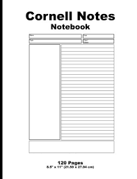 Over at westshore community college, it has a very good quick guide on how to use the cornell note taking method. 9781539074731 Cornell Notes Notebook White Cover With Paper Image Note Taking Notebook For Students Writers School Supplies List Notebook 8 5 X 11 21 59 X 27 94 Cm Durable Matte Cover 120 Pages Abebooks