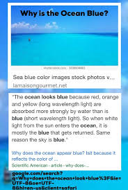 Why Are The Oceans Blue Quora Image not available for color: why are the oceans blue quora