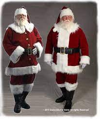 Traditional And Nostalgic Suits With Vest Santa Suits Santa Costume Santa Outfit