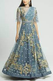 Find bridal gown embroidery manufacturers from china. Buy Embroidered Gown With Belt By Neeta Lulla At Aza Fashions