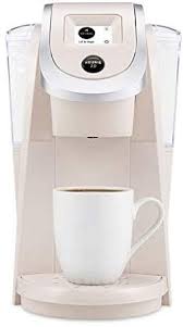 The coffee machines are fast, easy to use, and come with extraordinary features that make coffee brewing enjoyable. Amazon Com Keurig K250 Coffee Maker Single Serve K Cup Pod Coffee Brewer With Strength Control Sandy Pearl Kitchen Dining