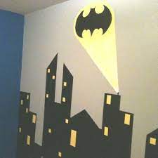 Pin By Holly Boyles On Nate S Room Superhero Room Batman Decor Batman Room