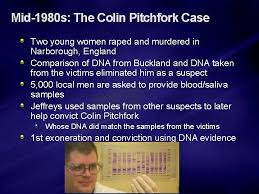 Among those who were recorded as having given a sample was colin pitchfork, a. Forensic Dna Analysis History And Structure Of Dna