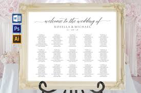 Wedding Seating Chart Sign Landscape Tos_15