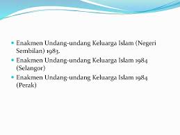 The consequence of this are as follows the child cannot carry the biological father's name i. The Development Of Muslim Family Law In Malaysia Ppt Download
