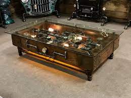 steampunk industrial barnwood coffee steam gauge table 2000 steampunk coffee table coffee steam barn wood