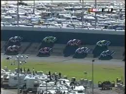 Daytona has just undergone another repaving, which has changed the style of racing we are seeing.the 2.5 mile oval has some of the highest banked turns. 2003 Nascar Winston Cup Series Gatorade Twin 125 S Youtube