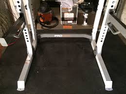 Doubles as a weight storage rack. Project Huge Building A Home Gym Squatting Benching And Pulling On My Half Rack