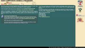The nsw pet registry is a database of microchipped and registered cats and dogs that live in nsw. 2