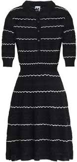 M Missoni Striped Crochet Knit Cotton Blend Mini Dress Products In 2019 Dresses Dress Outfits Cotton
