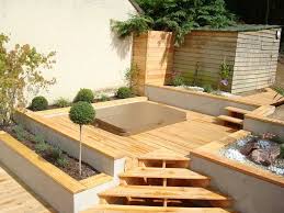 Terraza De Madera Jacuzzi Terrasse Bois Jacuzzi Jardin Amenagement Terrasse
