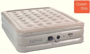 Roots Outdoor Airbeds Canoe Lake Double High Insta Bed Queen Mattress Inflatable Mattress Air Mattress