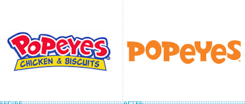 Brand New Popeyes Gets Jazzy Logo Evolution Logo Restaurant Popeyes Chicken