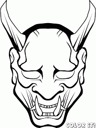 The boogeyman is the lord of nightmares. 8 Pics Of Scary Mask Coloring Pages Scary Halloween Coloring Coloring Home