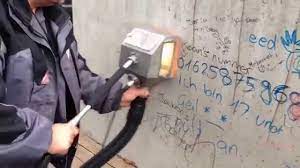 In both methods (laser irradiation and water jet) of removal, the surface of. Graffiti Removal On Concrete Youtube