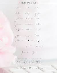 Wedding Font Modern Calligraphy Fonts Iheartit Swash Font Etsy In 2020 Kids Initial Tattoos Initial Tattoo Hand Lettering Fonts