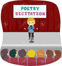 English poems can help in improving the recitation skills in your children. Illustration Of A Stickman Kid Reciting Poetry On Stage With Stock Photo Picture And Royalty Free Image Image 96434786