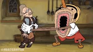 # funny # cat # disney # walking # puppet. Horror Pinocchio Gif Horror Pinocchio Imgoingtoeatyou Discover Share Gifs