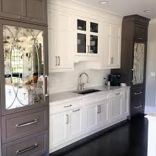 mirrored kitchen cabinets design ideas