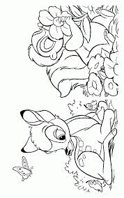 Beautiful flower 6 coloring page for kids of all ages. Bambi Thumper Flower Coloring Home