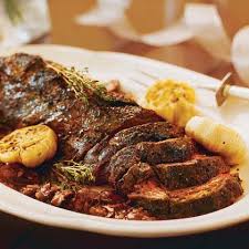 This beef tenderloin with garlic brown butter, it was so amazingly delicious. Peppered Beef Tenderloin Portobello Marsala Sauce Recipe Myrecipes