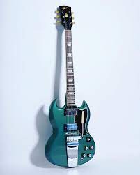 Jason Sinay Jasonsinay 1965 Pelham Blue Gibson Sg Guitar Custom Electric Guitars Gibson Sg