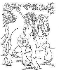 Children draw what they like, do what they like. Horse And Girl Coloring Sheet Novocom Top