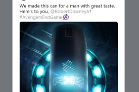 Axe S Marketing Team Reacted Like Teenagers Upon Finding Out Iron Man Is A Fan Pr Week