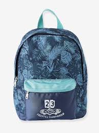 Le sac à dos tann's est le meilleur allié dans la cour de récré du primaire au collège mais aussi pour toutes les activités culturelles et sportives. Sac A Dos Enfant Motif Exotique Bleu Canard Vertbaudet