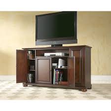 Display your tv in style with this 58 in. Crosley Alexandria 60 In Brown Wood Tv Stand Fits Tvs Up To 60 In With Storage Doors Kf10001ama The Home Depot