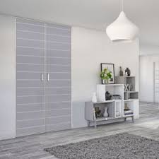 Portes De Placard Kazed Cappuccino Gris Perle Couleur Gris Perle Gris